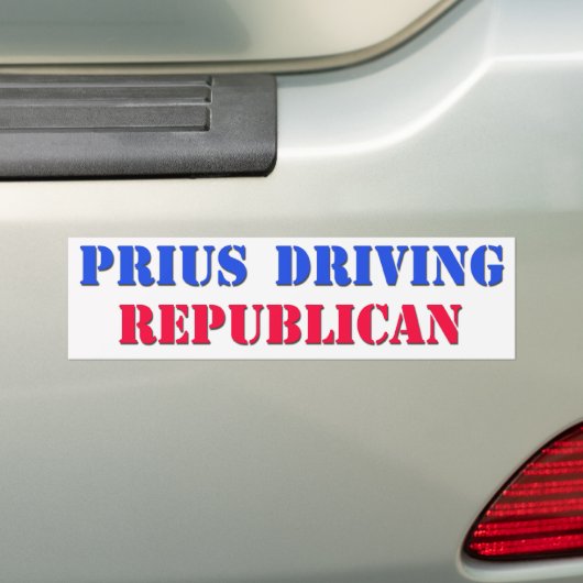 priusdrivingrepublican autoaufkleber (Auf Auto)