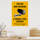 Privacy Free Country Poster (Küche)