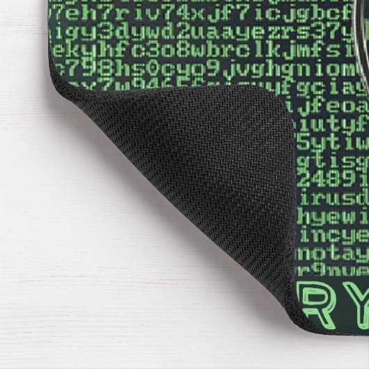 Privacy matters 128 Bit mousepad, encryption, Mousepad (Ecke)