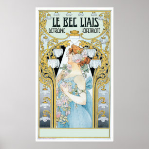 Privat-Livemont Plakat-Druck: Le bec Liais Poster