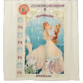 Privat Livemont - Reale Herstellung von Korsetts Duschvorhang (Vorderseite)