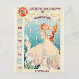 Privat Livemont - Reale Herstellung von Korsetts Postkarte