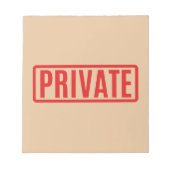 privat notizblock (Vorderseite)
