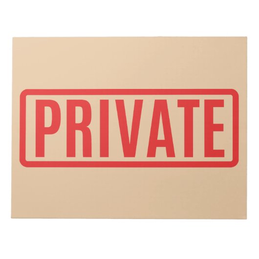 privat notizblock (Vorderseite)
