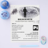 Privataugendesign, Privatdetektiv Flyer (Einzeln)