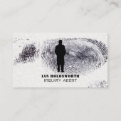 Privataugendesign, Privatdetektiv Visitenkarte (Vorderseite)