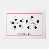 Privatbereich Fußmatte (Vorderseite)