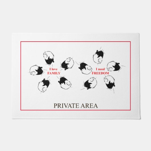 Privatbereich Fußmatte (Vorderseite)