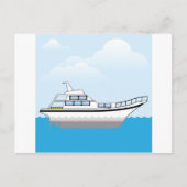 Privatboot Postkarte (Vorderseite)
