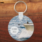 Privatboot Schlüsselanhänger (Vorderseite)