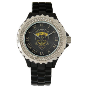 Privatdetektiv Armbanduhr