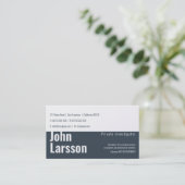 Privatdetektiv | Detektiv Visitenkarte (Stehend Vorderseite)