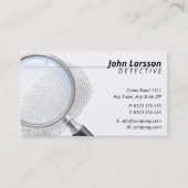 Privatdetektiv | Detektiv Visitenkarte (Vorderseite)