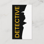 Privatdetektiv Visitenkarte (Vorderseite)