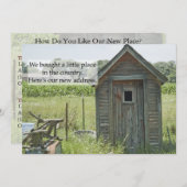 Private Adressänderung: Zuhause Ankündigung (Vorne/Hinten)