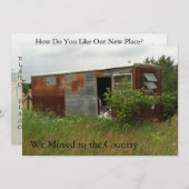 Private Adresskarte ändern: Nach Land überführt Ankündigung (Vorne/Hinten)