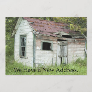 Private Adresskartenänderung - Großer Standort Ankündigung