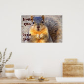 Private Bitte drucken Poster (Küche)