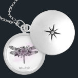 *~* Private Black Glitzer Dragonfly-Rose Medaillon<br><div class="desc">SILVER PLATE NECKLACE - Private Halskette, wie Sie Ihre Absichten nah zu Ihrem Herzen behalten haben. Intention Jewelry - Beruhigende Beruhigung Fernenergie geladen JEWELRY MIT ABSICHT (R) Set eine Absicht in einer positiven Weise wie " I AM ... ." Die Energie wird Ihnen helfen, positive Transformationen zu erhalten. Wenn man...</div>