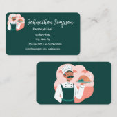 Private Business Card des Koch Cook Baker Visitenkarte (Vorne/Hinten)