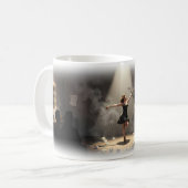 Private Dancer Spotlight Noir Bühnenkunst-Tasse Kaffeetasse (Vorderseite Links)