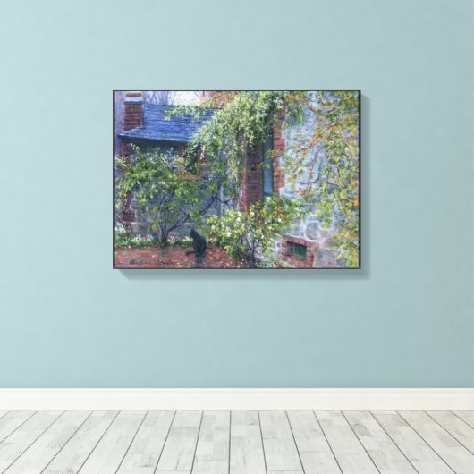 "Private Ecke" Leinwanddruck (Insitu (Holzboden))