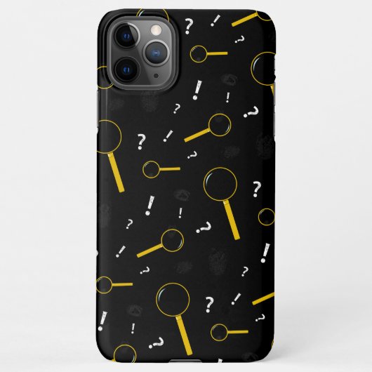 Private Ermittlerin Black iPhone Hülle (Rückseite)