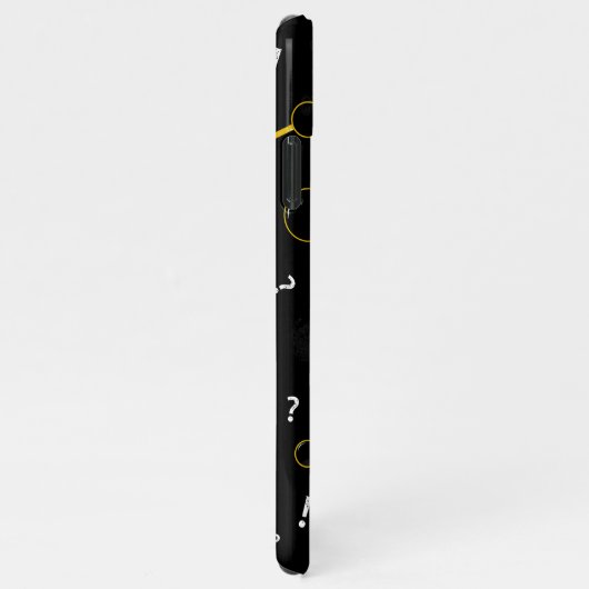 Private Ermittlerin Black iPhone Hülle (Rechte Seite)