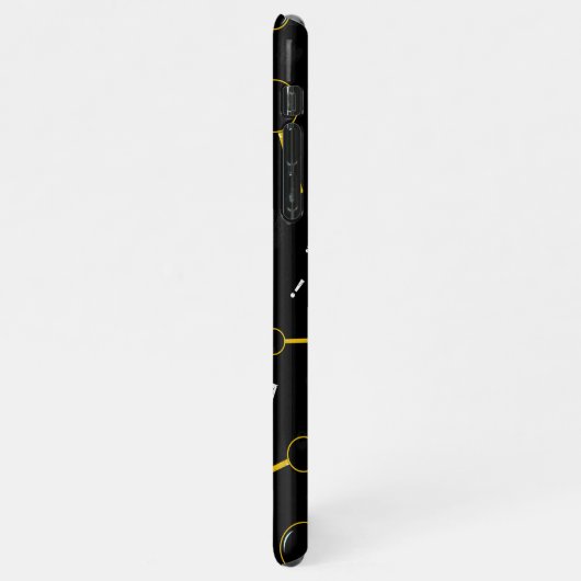 Private Ermittlerin Black iPhone Hülle (Linke Seite)