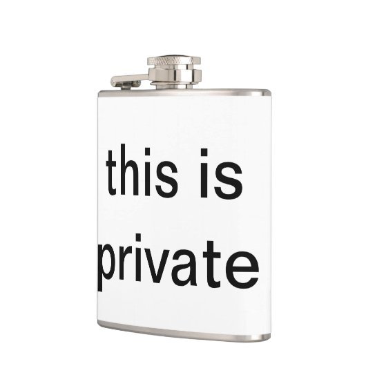private Flasche Flachmann (Links)