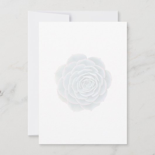 Private Hochzeitsempfang - Einladung (Rückseite)