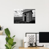 Private Idaho Outhouse Poster (Heimbüro)