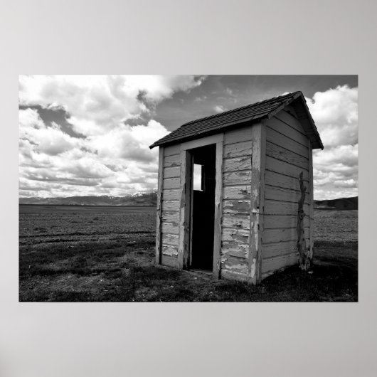 Private Idaho Outhouse Poster (Vorne)