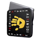 Private Identity ID Palm Laptop Sleeve (Vorderseite Links)