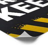 Private Immobilie Behalt Out Sign Poster (Ecke)