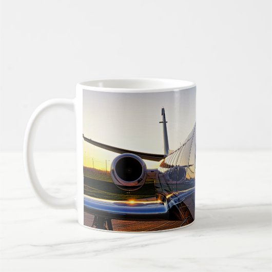 Private Jet-Tasse für Piloten Kaffeetasse (Links)