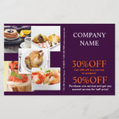 Private Koch Catering Flyer (Vorne)