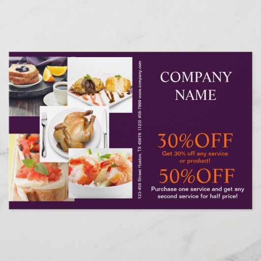 Private Koch Catering Flyer (Vorne)