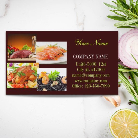 Private Koch Catering Visitenkarte