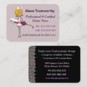 Private Krankenschwester-berufliche Visitenkarte (Vorne/Hinten)