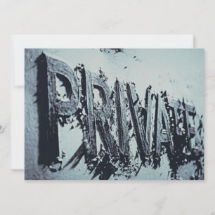 Private Männerparty Einladung