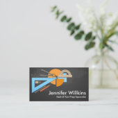 Private Mathematik Tutor - Mathematiklehrer Visitenkarte (Stehend Vorderseite)