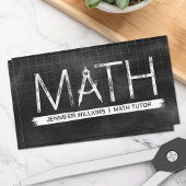 Private Mathematik Tutor - Mathematiklehrer Visitenkarte