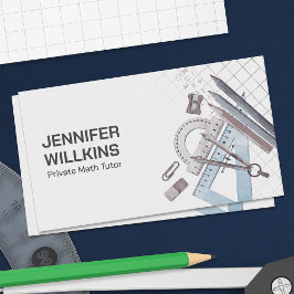 Private Mathematik Tutor - Mathematiklehrer Visitenkarte