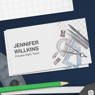 Private Mathematik Tutor - Mathematiklehrer Visitenkarte
