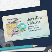 Private Mathematik Tutor - Mathematiklehrer Visitenkarte