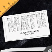 Private Mathematik Tutor - Mathematiklehrer Visitenkarte