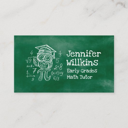 Private Mathematiklehrer - Vorschulen, Grundschule Visitenkarte (Vorderseite)