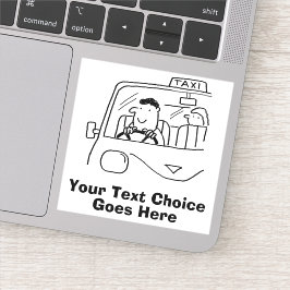 Private Miete & Taxi Service Aufkleber