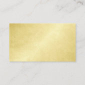 Private Music Lessons Business Card Visitenkarte (Rückseite)